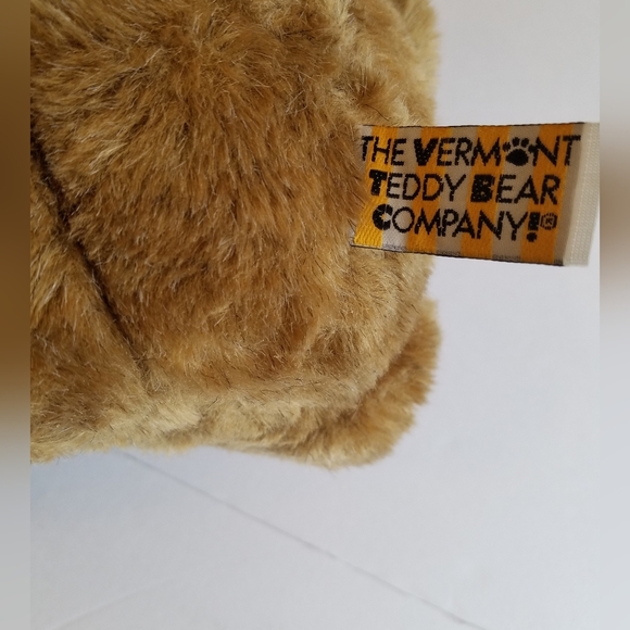 Vermont Teddy Bear Co. Tuxedo Collectible Jointed Bear Plush Brown - Picture 10 of 15